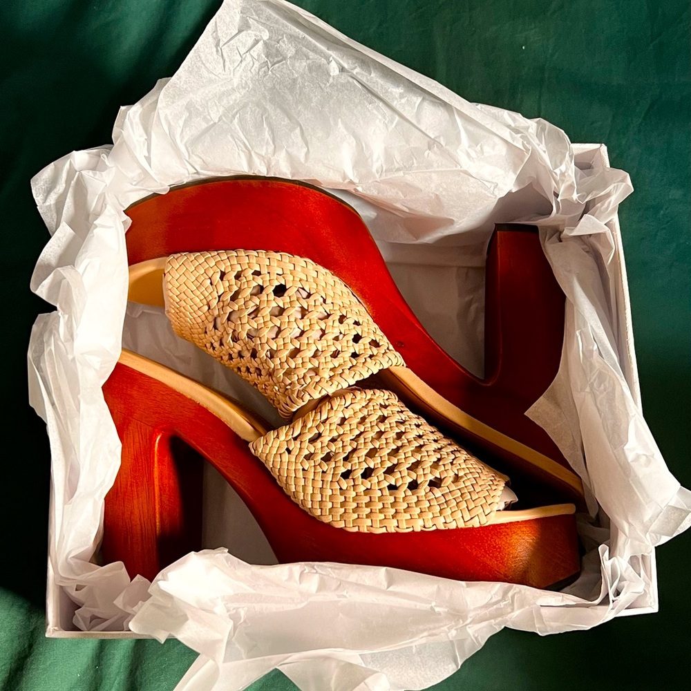 COPY - Guadalupe Platform Sandals by Veronica Beard.